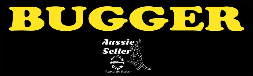 BUGGER screen decal LARGE 1000 x 110 mm CONFIRM your color