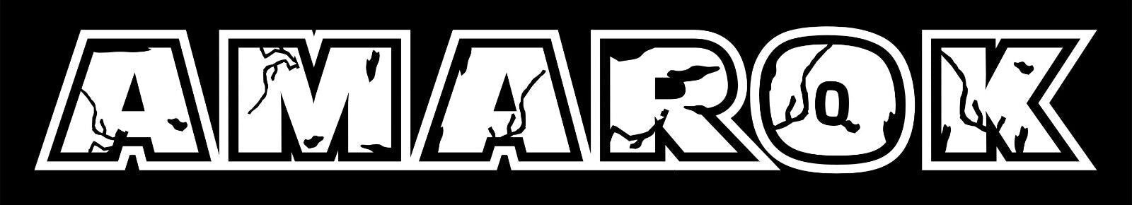 Amarok Tailgate  vinyl decal LARGE  1000 x 140  mm CONFIRM your color