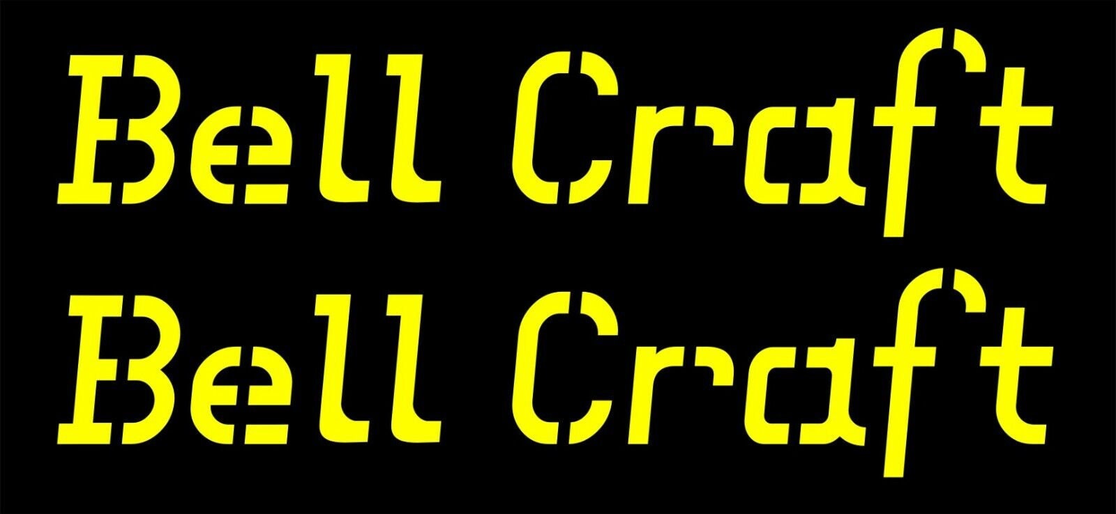 Bell Craft retro Boat decals TWO (2) 500 x 105 mm each CONFIRM your color