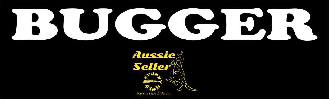 BUGGER screen decal LARGE 1000 x 110 mm CONFIRM your color