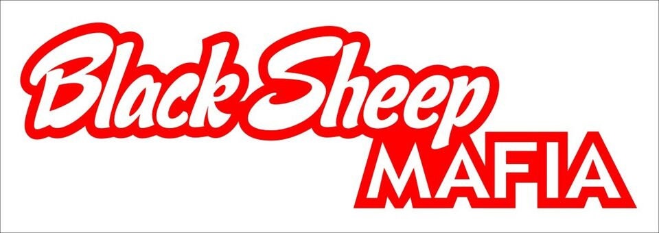 Black Sheep Mafia vinyl decal 260 x 80 mm CONFIRM your color