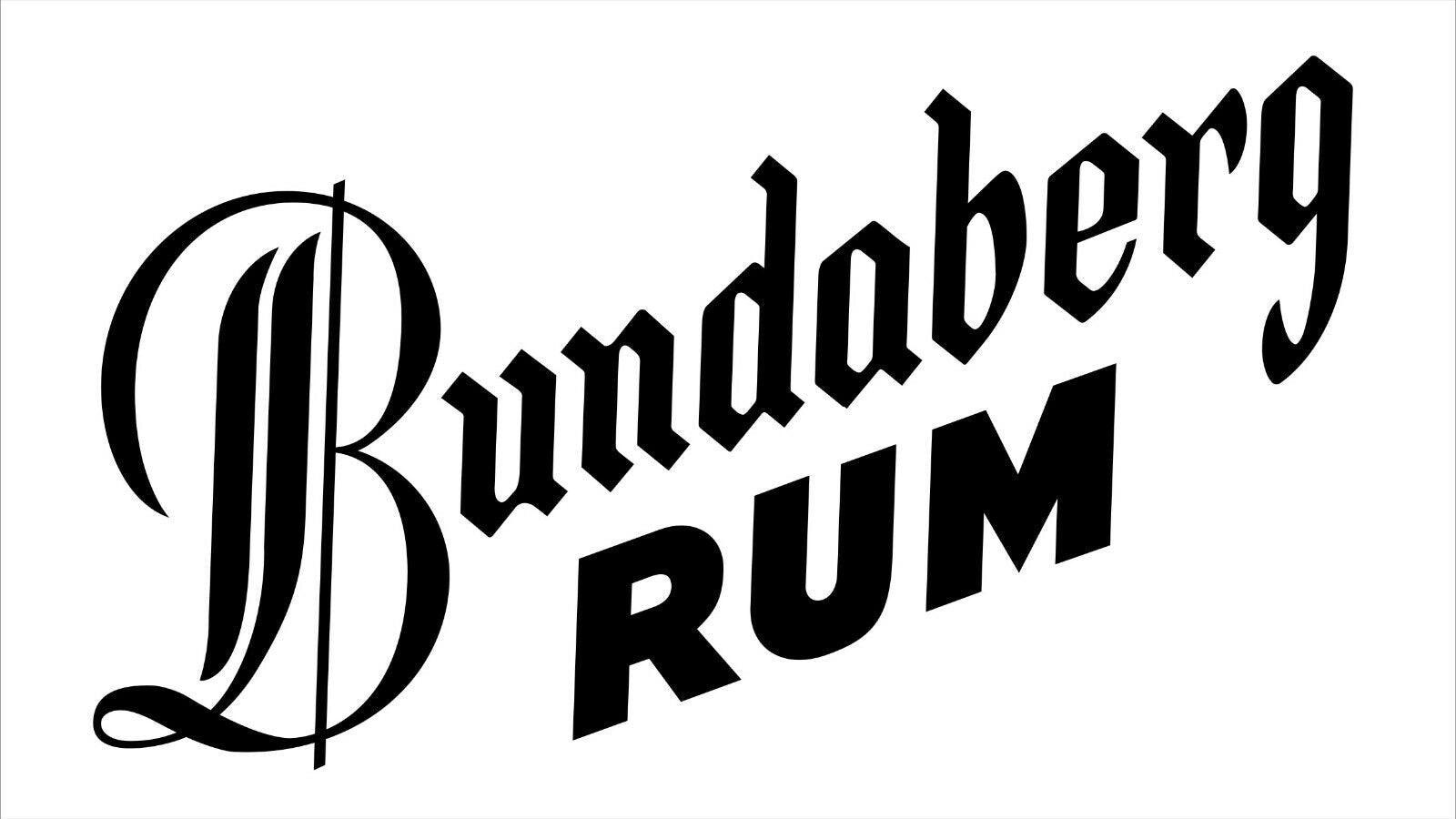 Bundy Rum vinyl decal 220 x 135 mm CONFIRM your color