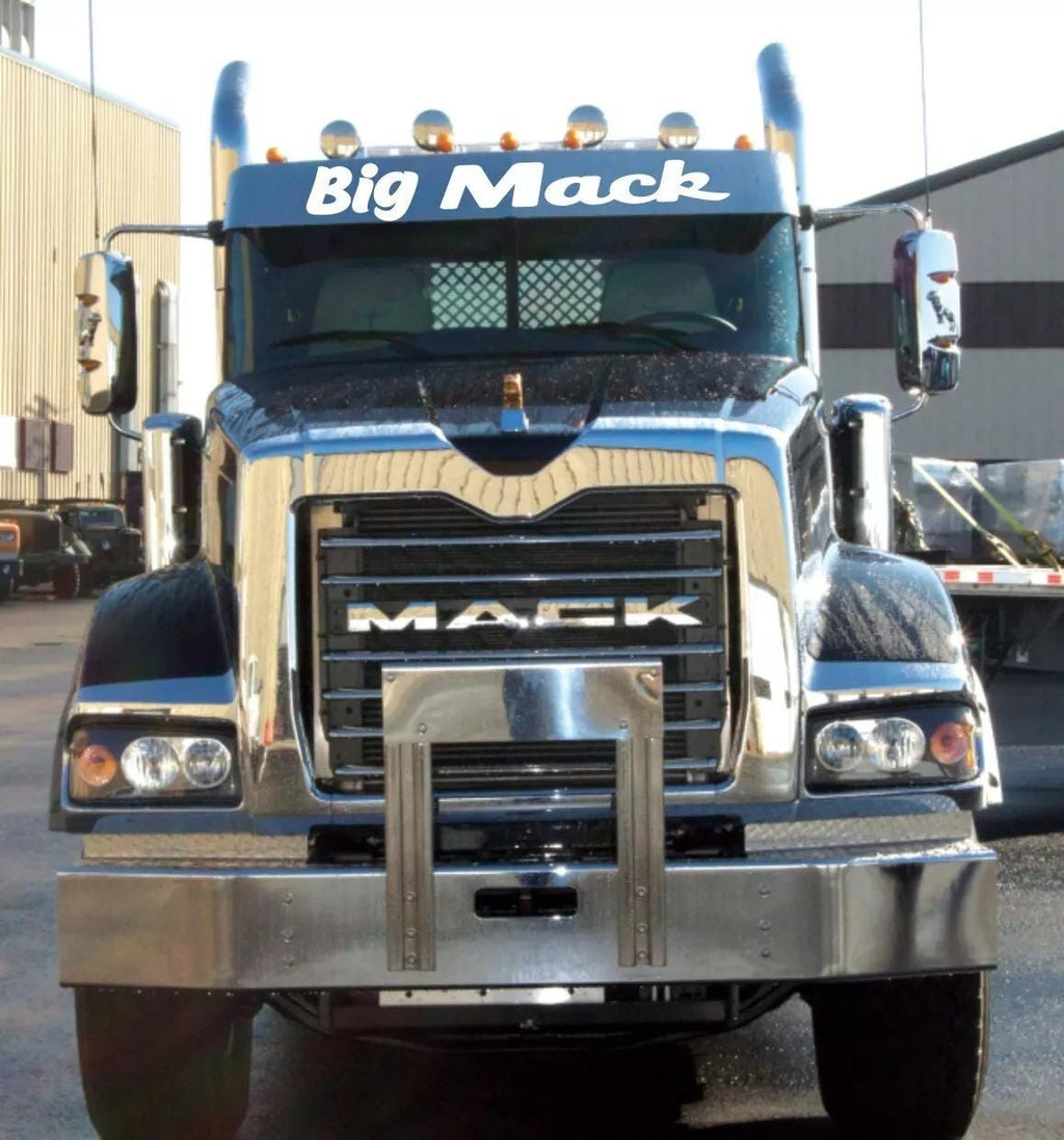Big Mack banner vinyl decal LARGE 1100 x 150 mm CONFIRM your color