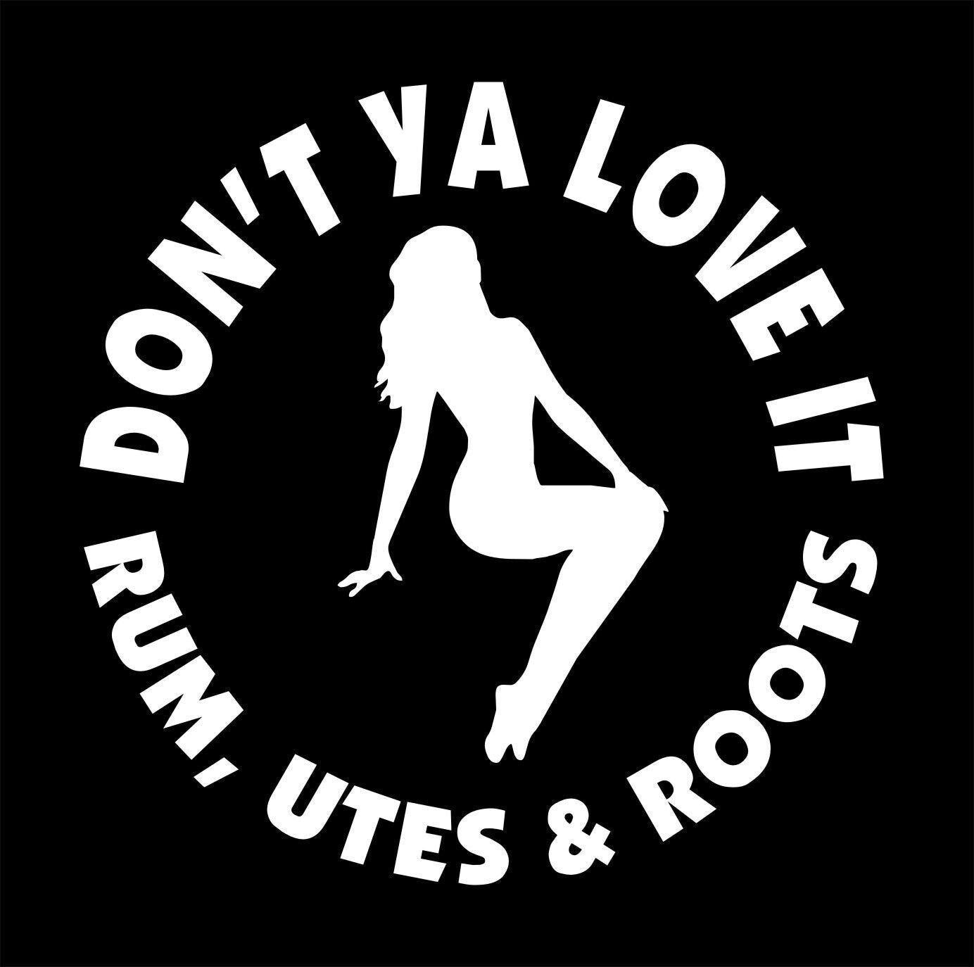 BNS Ute funny vinyl decal 170 mm CONFIRM your color