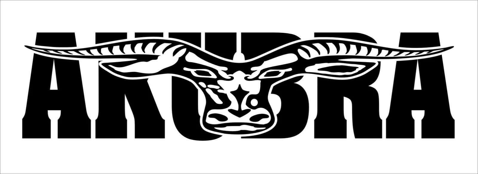 AKUBRA longhorn vinyl decal LARGE 1100 x 275 mm CONFIRM your color