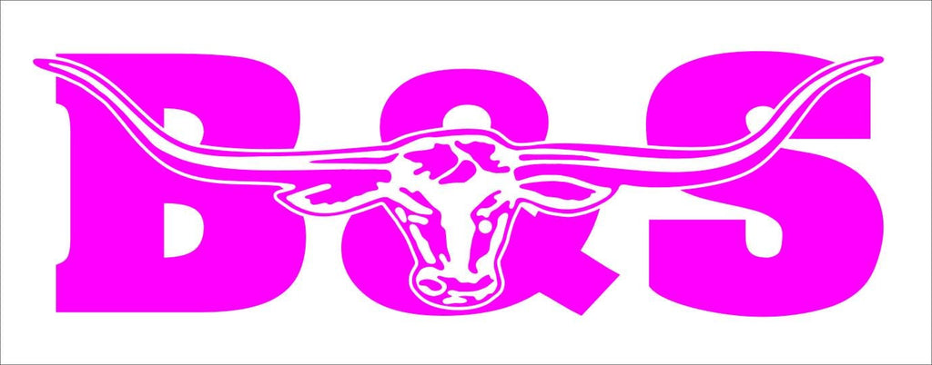 B&S vinyl decal 260 x 80 mm CONFIRM your color