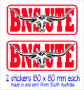 BNS UTE #2 Stickers TWO (2) 180 x 80 mm each
