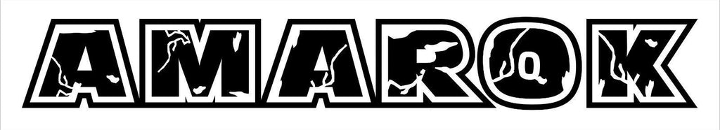 Amarok Tailgate  vinyl decal LARGE  1000 x 140  mm CONFIRM your color