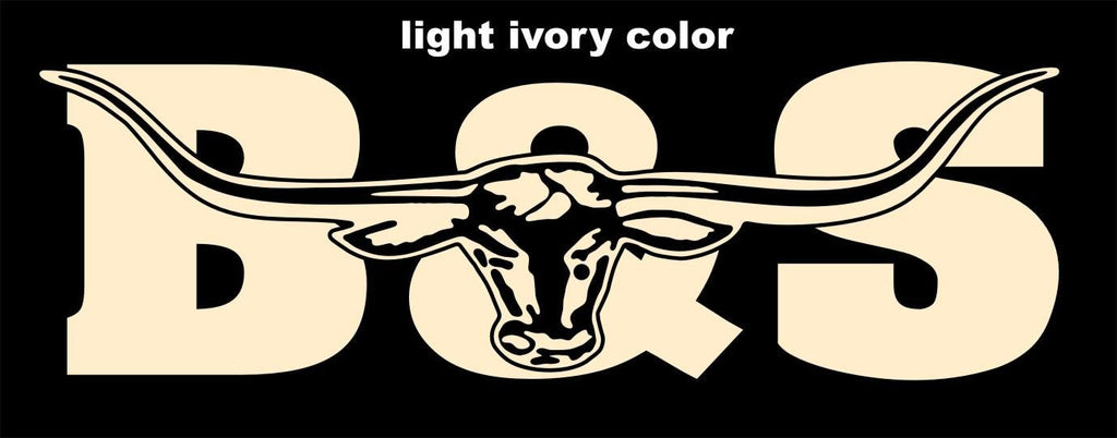 B&S vinyl decal 260 x 80 mm CONFIRM your color