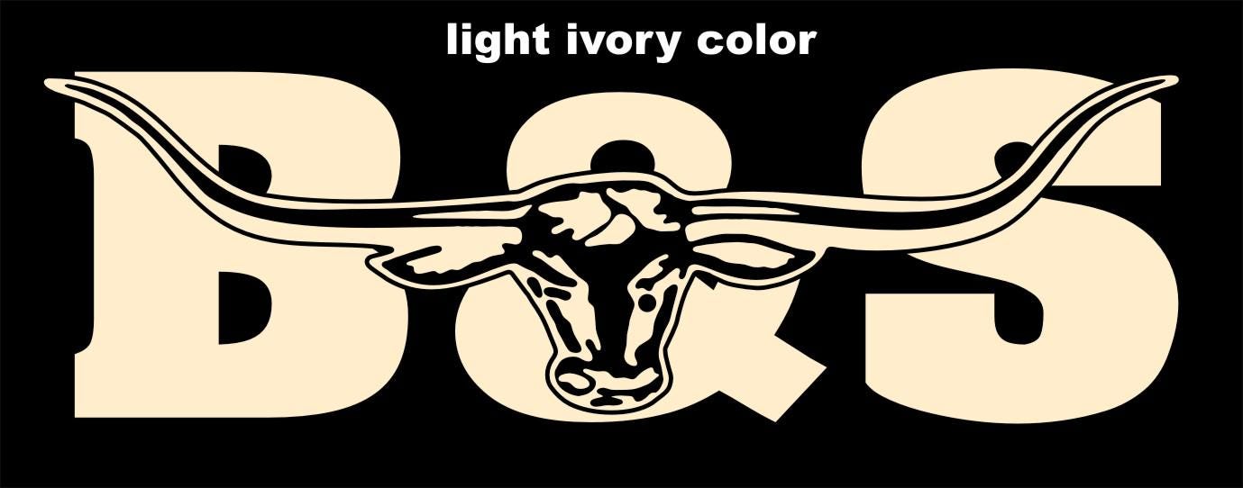 B&S vinyl decal 260 x 80 mm CONFIRM your color