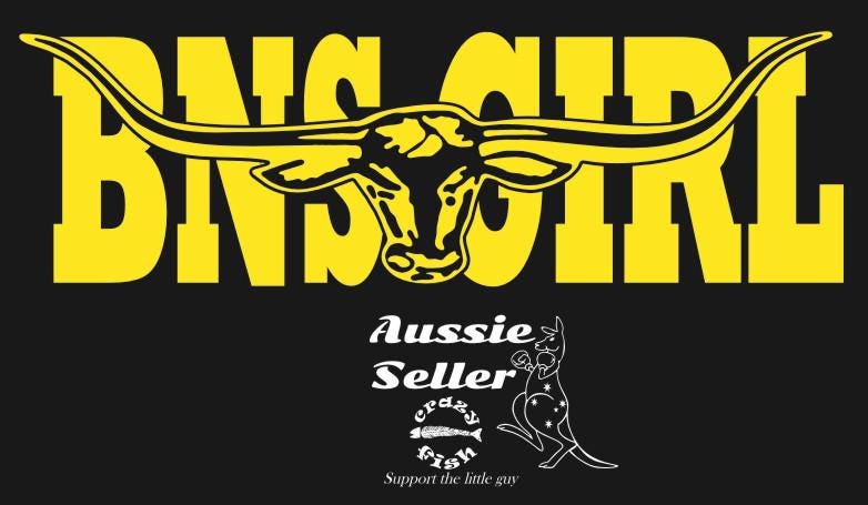 BNS GIRL  vinyl decal Large 1100 x 275 mm CONFIRM your color