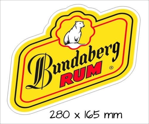 Bundy Rum Sticker 280 x 165 mm