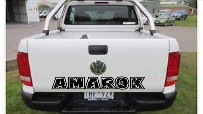 Amarok Tailgate  vinyl decal LARGE  1000 x 140  mm CONFIRM your color