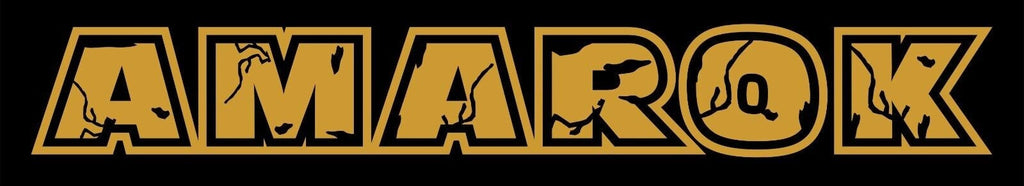 Amarok Tailgate  vinyl decal LARGE  1000 x 140  mm CONFIRM your color