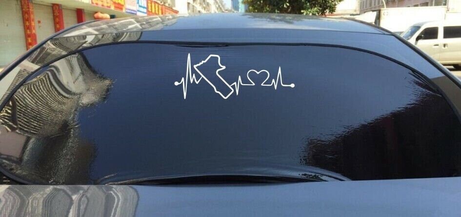 BATHURST Heartbeat vinyl decal 200 x 90 mm CONFIRM your color