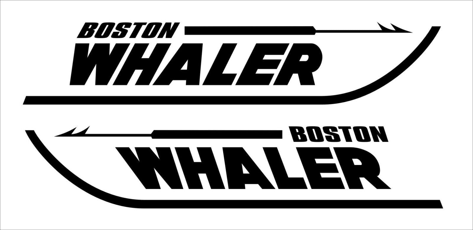 Boston Whaler Boat decals TWO (2) 700 x 140 mm each CONFIRM your color