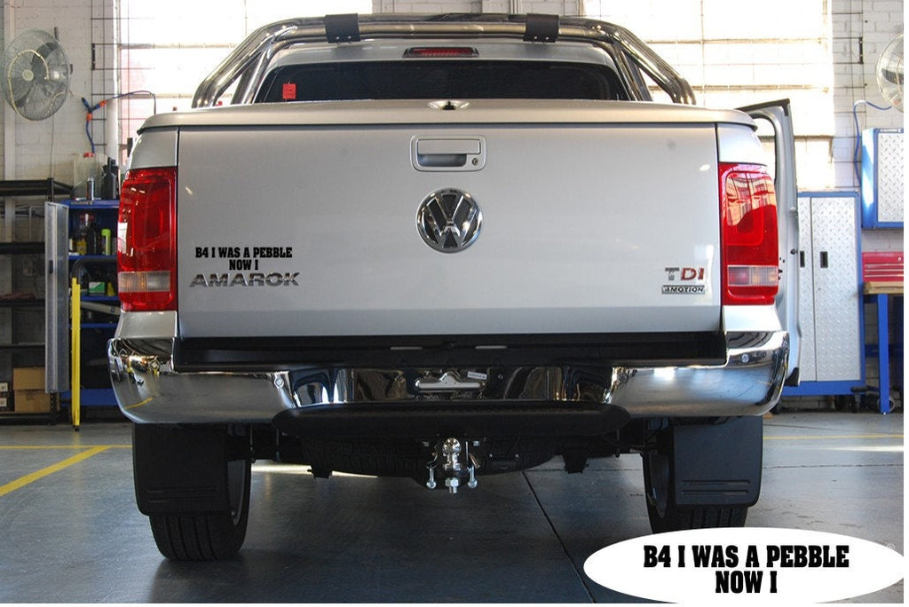 AMAROK funny vinyl decal 240 x 50 mm CONFIRM your color