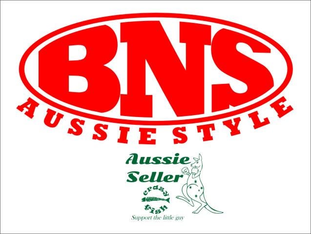 BNS AUSSIE Style vinyl decal 200 x 95 mm CONFIRM your color