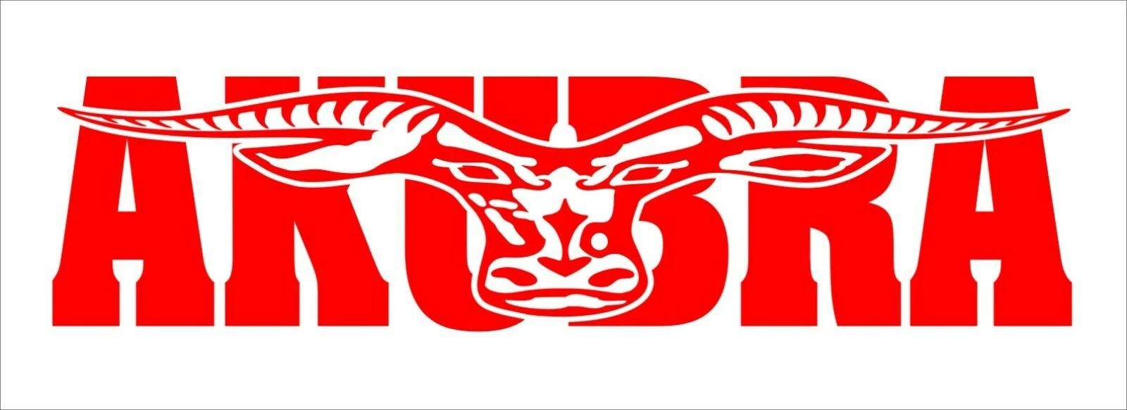 AKUBRA longhorn vinyl decal 260 x 70 mm CONFIRM your color