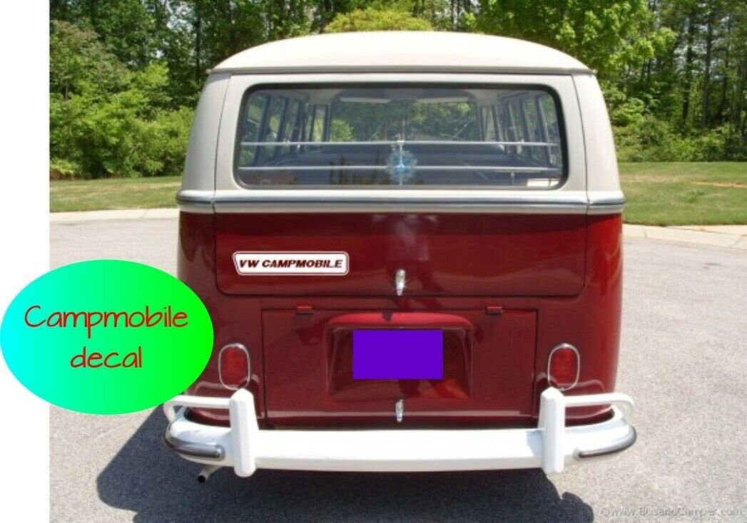 Campmobile vinyl decal 300 x 60 mm CONFIRM your color