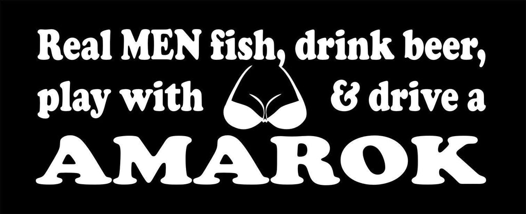 AMAROK funny vinyl decal 260 x 80 mm CONFIRM your color