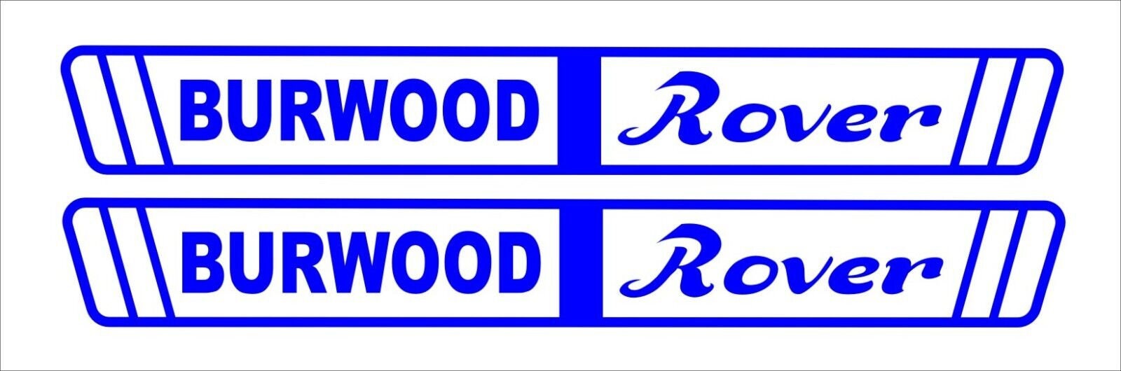 BURWOOD Rover retro Boat decals TWO (2) 1000 x 130 mm each CONFIRM your color