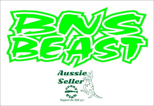 BNS BEAST vinyl decal 200 x 90 mm CONFIRM your color