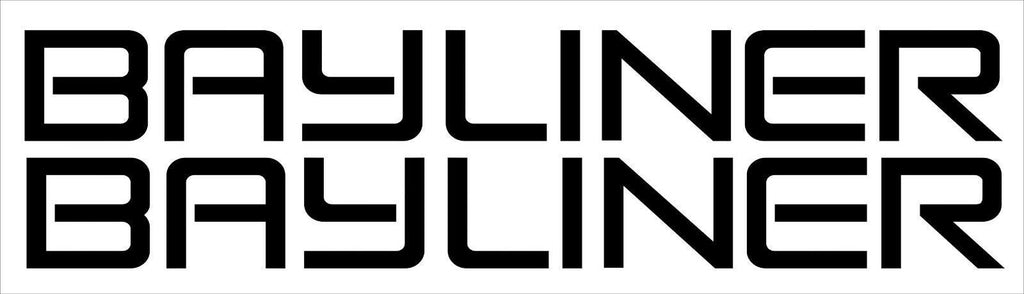 BAYLINER Boat decals TWO (2)  900 x 100 mm each CONFIRM your color