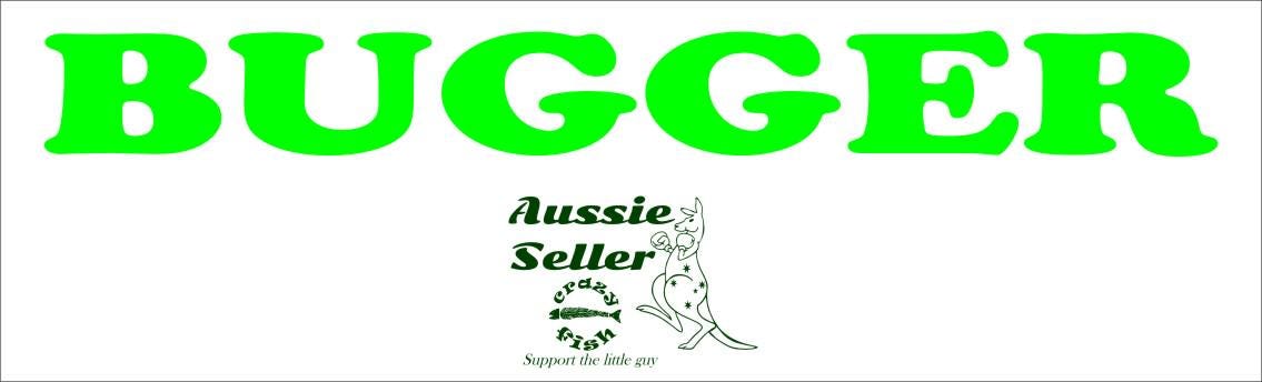 BUGGER screen decal LARGE 1000 x 110 mm CONFIRM your color