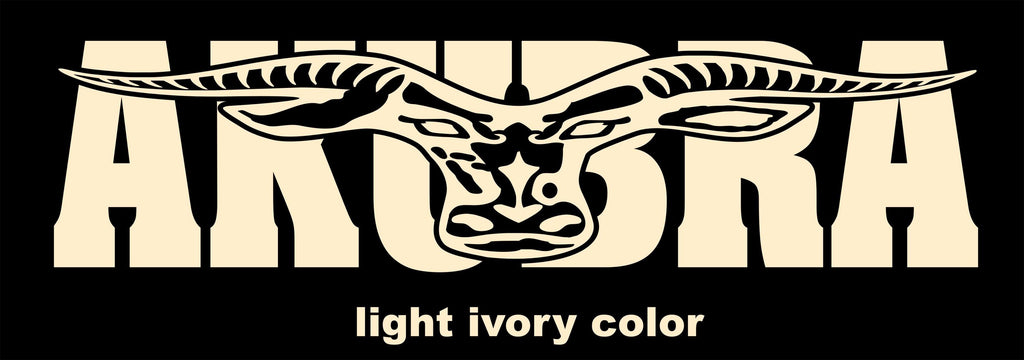 AKUBRA longhorn vinyl decal 260 x 70 mm CONFIRM your color