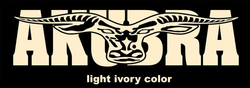AKUBRA longhorn vinyl decal 260 x 70 mm CONFIRM your color
