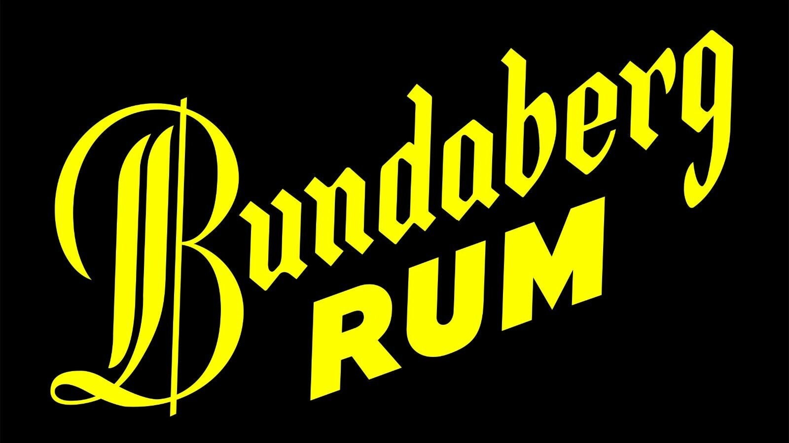 Bundy Rum  vinyl decal LARGE 750 x 450 mm CONFIRM your color