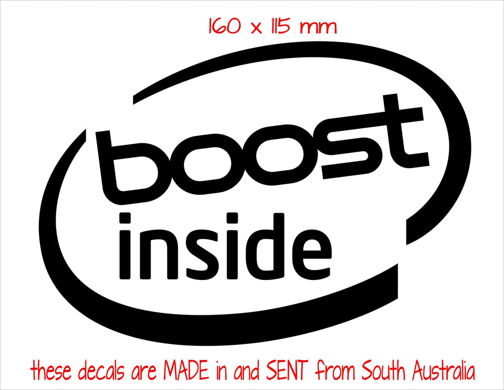BOOST Inside funny decal 160 x 115 mm CONFIRM your color