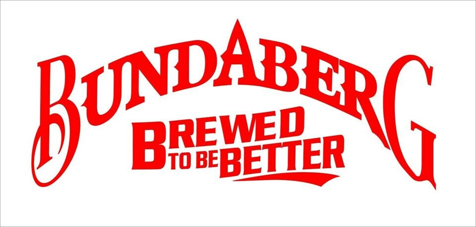 Bundaberg Brewed LARGE vinyl decal 520 x 220 mm each CONFIRM your color