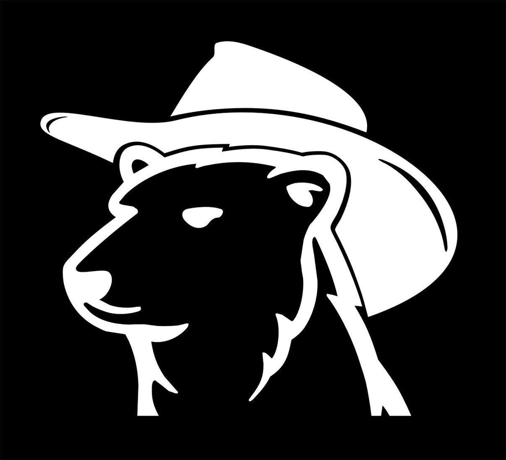 Bundy Bear Cowboy vinyl decal 180 x 160 mm CONFIRM your color