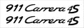 911 Carrera 4S Porsche decals TWO (2) 240 x 30 mm each CONFIRM your color