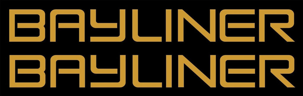 BAYLINER Boat decals TWO (2)  900 x 100 mm each CONFIRM your color
