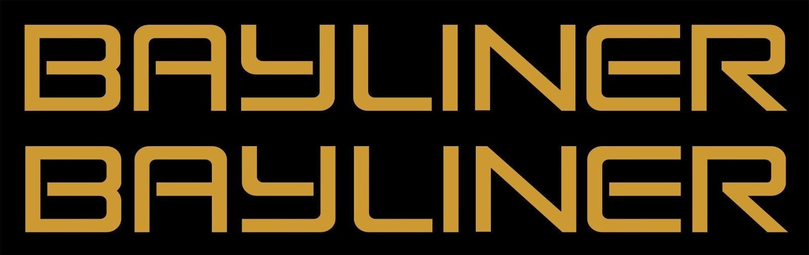 BAYLINER Boat decals TWO (2)  900 x 100 mm each CONFIRM your color