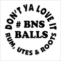 BNS BALLS vinyl decal 170 mm CONFIRM your color