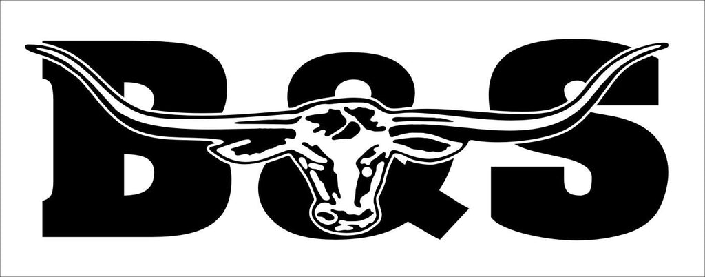 B&S vinyl decal 260 x 80 mm CONFIRM your color