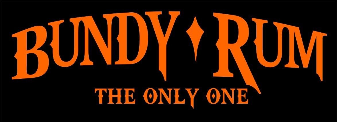 Bundy Rum  vinyl decal LARGE 900 x 275 mm CONFIRM your color