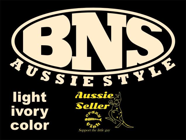 BNS AUSSIE Style vinyl decal 200 x 95 mm CONFIRM your color