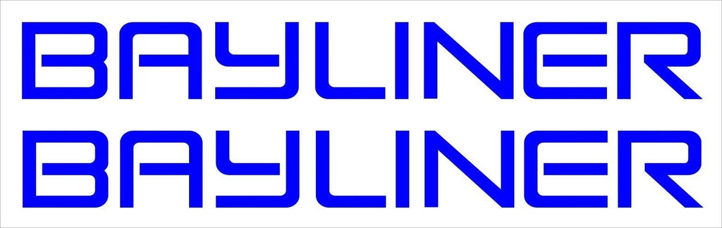 BAYLINER Boat decals TWO (2)  900 x 100 mm each CONFIRM your color