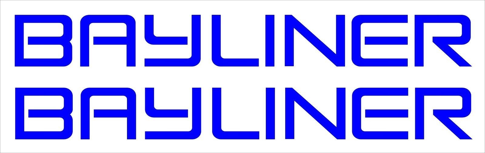BAYLINER Boat decals TWO (2)  900 x 100 mm each CONFIRM your color