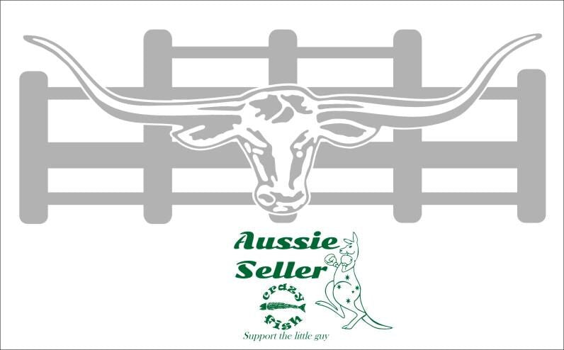 BULLBAR Five  Poster vinyl decal 260 x 95 mm CONFIRM your color