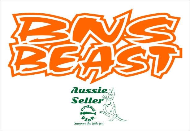 BNS BEAST vinyl decal 200 x 90 mm CONFIRM your color
