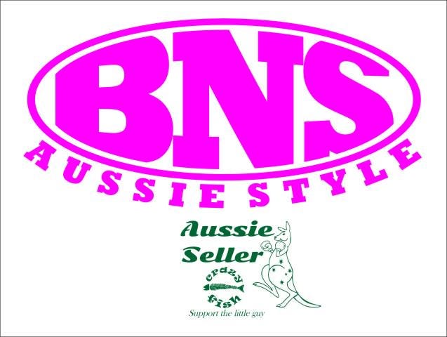 BNS AUSSIE Style vinyl decal 200 x 95 mm CONFIRM your color