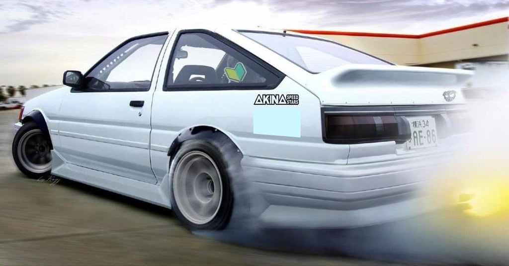 AKINA Speed Stars retro decals TWO (2) 260 x 60 mm each CONFIRM your color