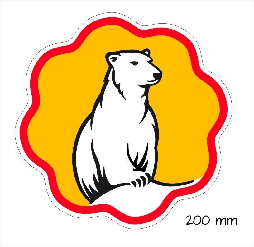Bundy Bear Sticker 200 x 200 mm