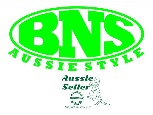 BNS AUSSIE Style vinyl decal 200 x 95 mm CONFIRM your color